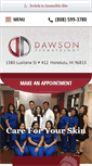 Mobile Screenshot of dawsondermatology.com